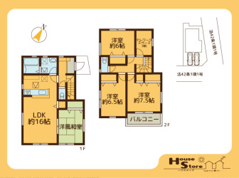 草加市新栄独立戸建１棟　B