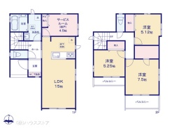 1-B号棟 図面と異なる場合は現況を優先