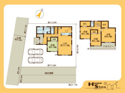 1号棟 ※図面と現況に相違がある場合は現況優先となります。