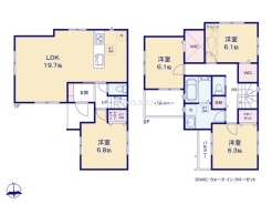 1号棟 ※図面と現況に相違がある場合は現況優先となります。